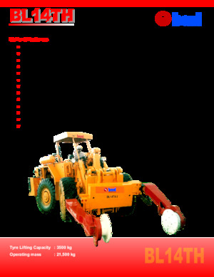 Колесни товарачи Beml BL14TH