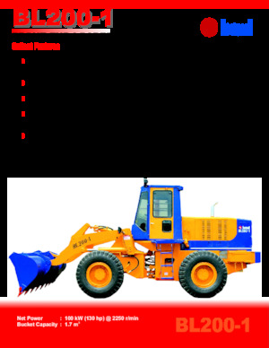 Колесни товарачи Beml BL200-1