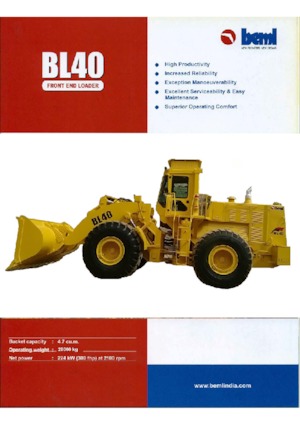 Колесни товарачи Beml BL40