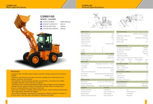 Колесни товарачи Lonking CDM816D