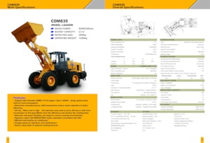 Колесни товарачи Lonking CDM835