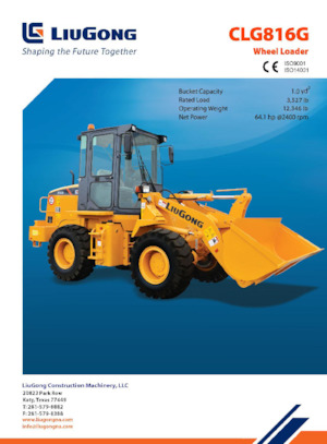 Колесни товарачи Liugong CLG816G 