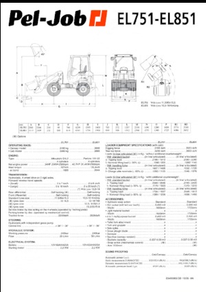Колесни товарачи Pel-Job EL 751