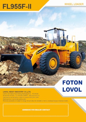 Колесни товарачи Foton Lovol FL955F-II