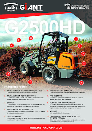 Колесни товарачи Giant G2500 X-tra HD