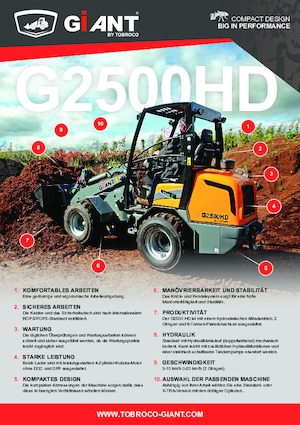 Колесни товарачи Giant G2500 X-tra HD