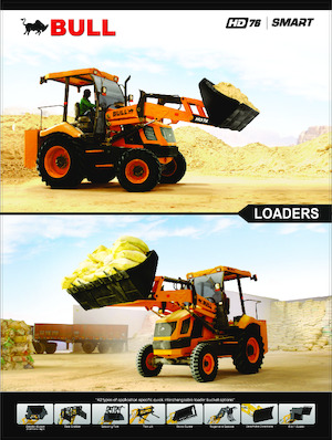 Колесни товарачи Bull HD76