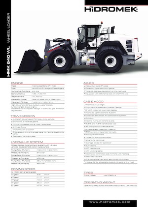 Колесни товарачи Hidromek HMK 640 WL