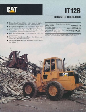 Колесни товарачи Caterpillar IT 12 B