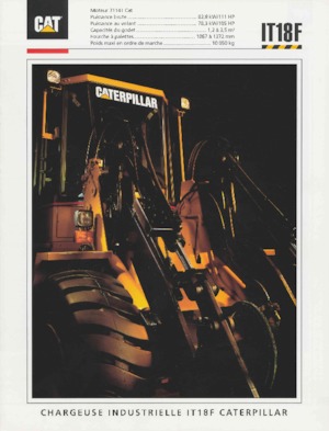 Колесни товарачи Caterpillar IT 18 F