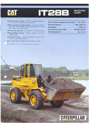 Колесни товарачи Caterpillar IT 28 B