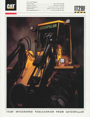 Колесни товарачи Caterpillar IT 28 F