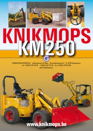 Колесни товарачи Gebr. Geens KM250TE