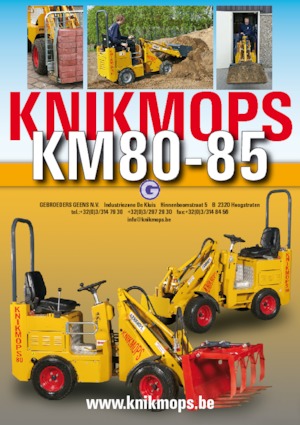 Колесни товарачи Gebr. Geens KM80