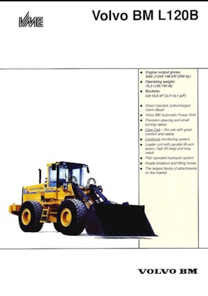 Колесни товарачи Volvo L 120 B