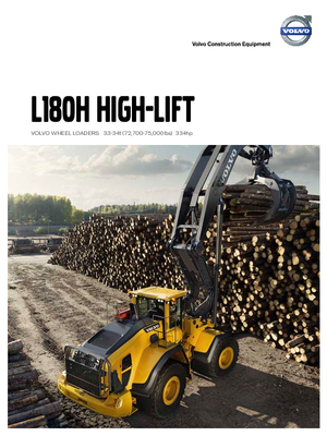 Колесни товарачи Volvo L180H High-Lift