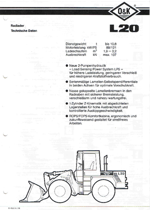 Колесни товарачи O&K L 20