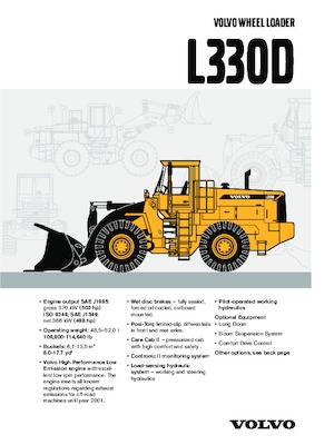 Колесни товарачи Volvo L 330 D-LB