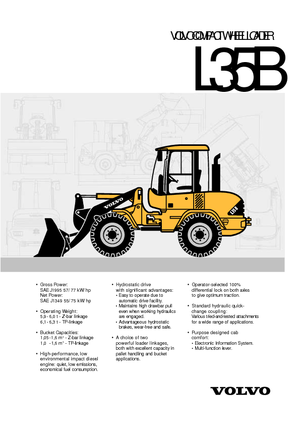 Колесни товарачи Volvo L 35 B Z Pro