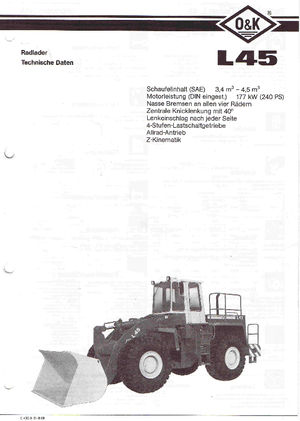 Колесни товарачи O&K L 45 B