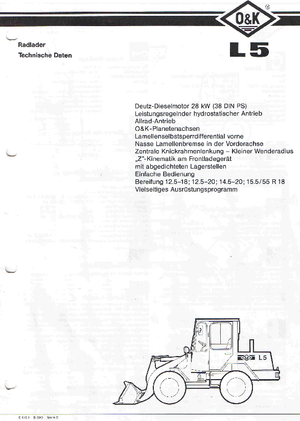 Колесни товарачи O&K L 5 E