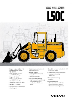 Колесни товарачи Volvo L 50 C