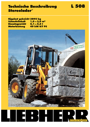 Колесни товарачи Liebherr L 508 P-Stereo