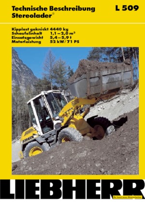 Колесни товарачи Liebherr L 509 Stereo