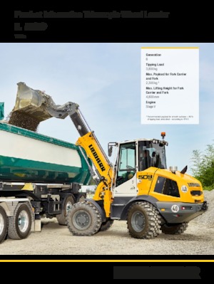 Колесни товарачи Liebherr L 509 Tele