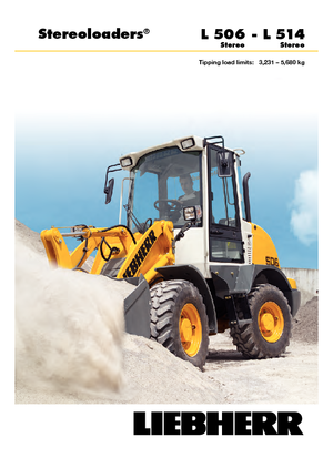 Колесни товарачи Liebherr L 506 Stereo