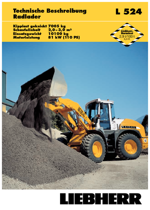 Колесни товарачи Liebherr L 524 Z