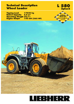 Колесни товарачи Liebherr L 580 2+2