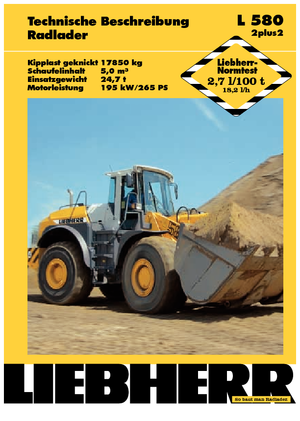 Колесни товарачи Liebherr L 580