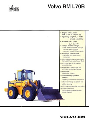Колесни товарачи Volvo L 70 B