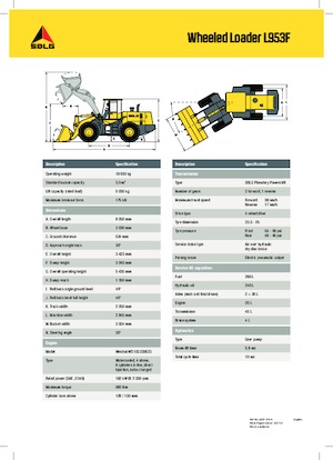 Колесни товарачи SDLG L953F