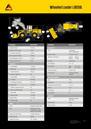 Колесни товарачи SDLG LG938L