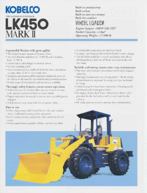 Колесни товарачи Kobelco LK450