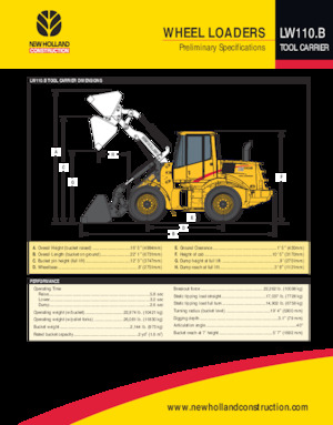 Колесни товарачи New Holland LW110 B TC