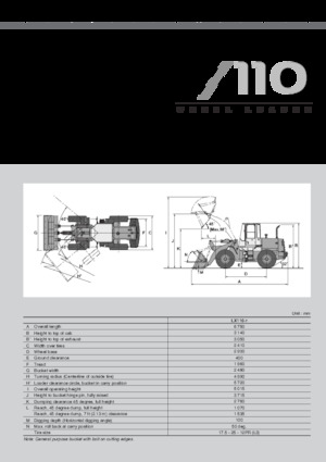 Колесни товарачи Hitachi LX 110