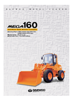 Колесни товарачи Doosan Mega 160