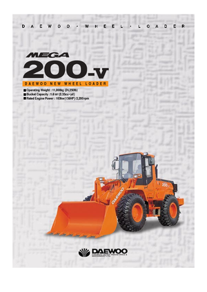 Колесни товарачи Doosan Mega 200 V
