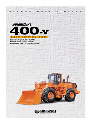Колесни товарачи Doosan Mega 400 V