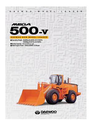 Колесни товарачи Doosan Mega 500 V
