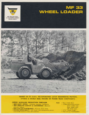 Колесни товарачи Massey Ferguson MF 33