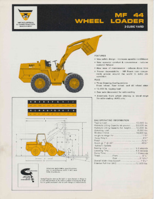 Колесни товарачи Massey Ferguson MF 44