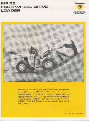 Колесни товарачи Massey Ferguson MF 55