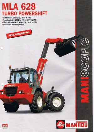 Колесни товарачи Manitou MLA 628 T PS MU