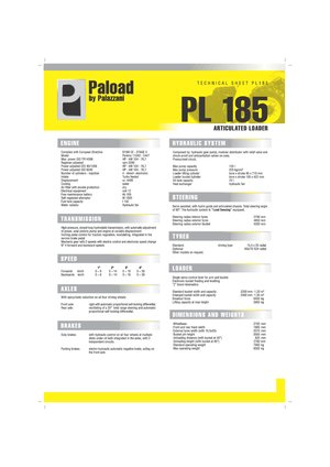 Колесни товарачи Palazzani PL 185