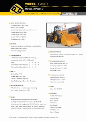 Колесни товарачи PowerPlus PP980T-V