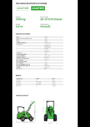 Колесни товарачи Avant Tecno R 35